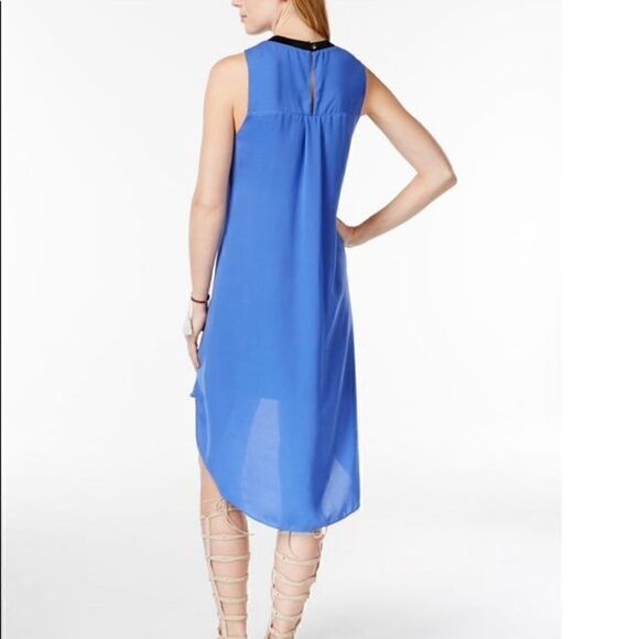 Rachel Rachel Roy Blue Petra High-Low Sleeveless Dress - Picture 3 of 16